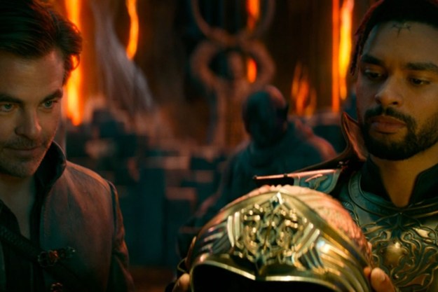 Chris Pine and Regé-Jean Page in Dungeons and Dragons: Honor Among Thieves.