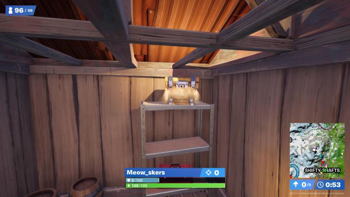 Chest in Shifty Shafts in Fortnite.