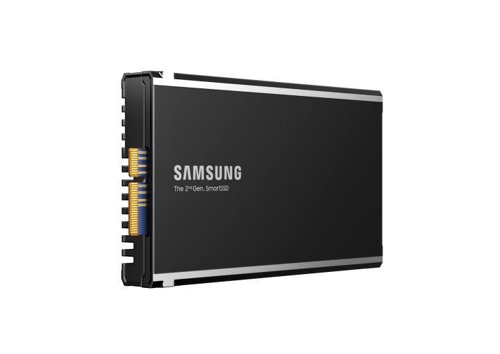 A black Samsung 2nd generation Smart SSD