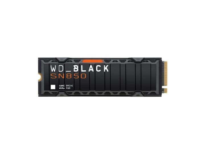 WD_BLACK PS5 SSD on a white background.