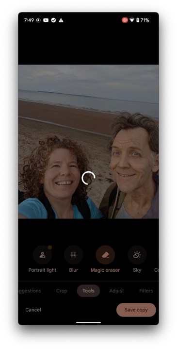 how to use camouflage google pixel photos when finished with  tap done then save copy