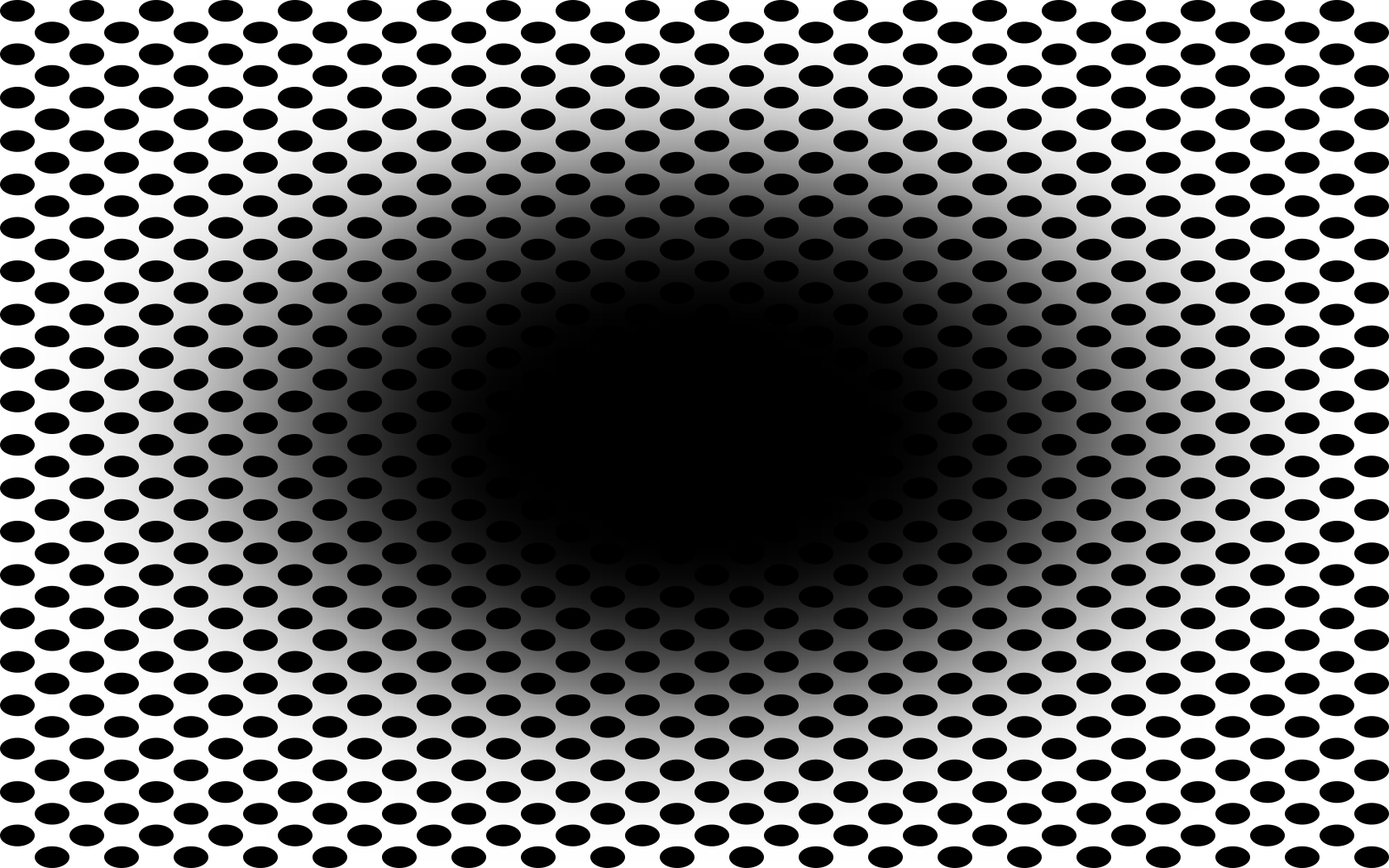 The black hole optical illusion