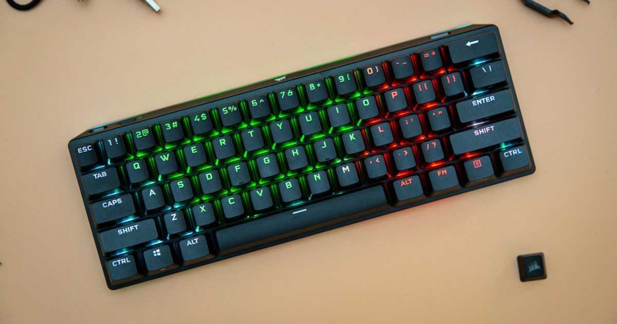 forudsigelse Cyclops kæmpe stor Corsair K70 Pro Mini review: A new bar for gaming keyboards | Digital Trends
