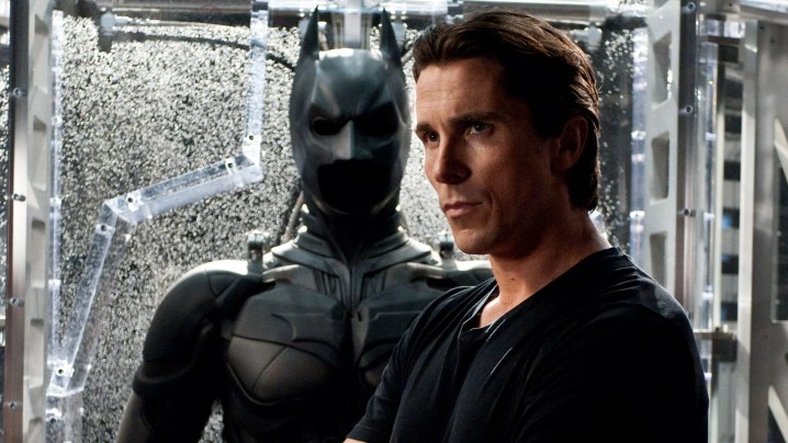 Christian Bale como Bruce Wayne em O Cavaleiro das Trevas Ressurge