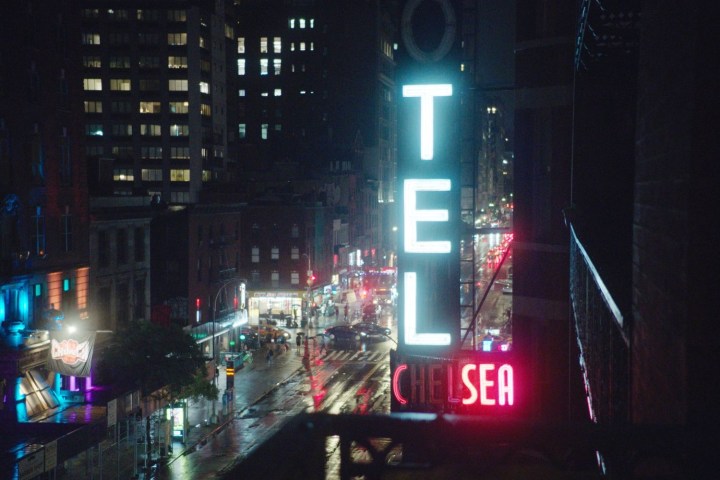 An image of the Chelsea Hotel in Dreaming Walls.