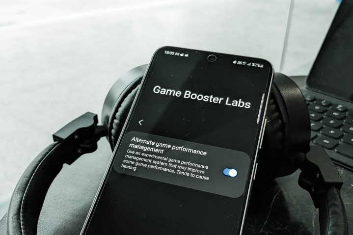 Game booster lab Samsung galaxy s22