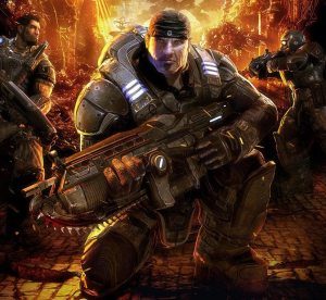 Marcus Fenix and other COG members of Gears of War.