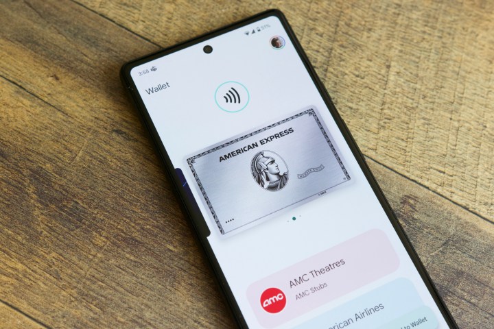 La nueva aplicación Google Wallet que se ejecuta en un teléfono Android.