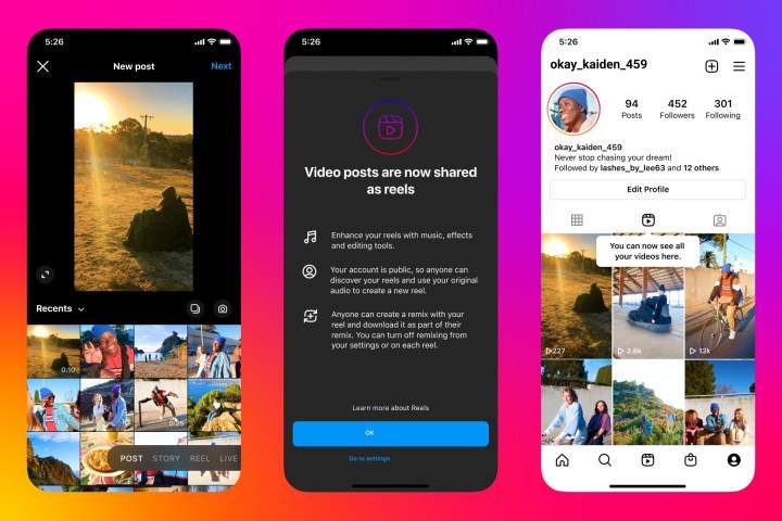 Instagram turning all your videos into Reels