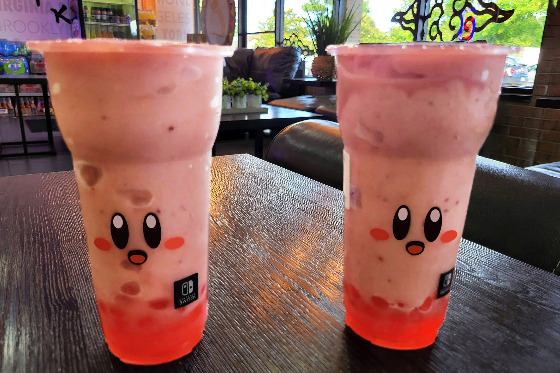  I drank the new Kirby-flavored bubble tea and its as sweet as he is