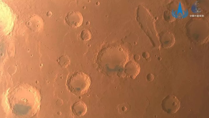Image of Mars surface taken by Tianwen-1 orbiter.