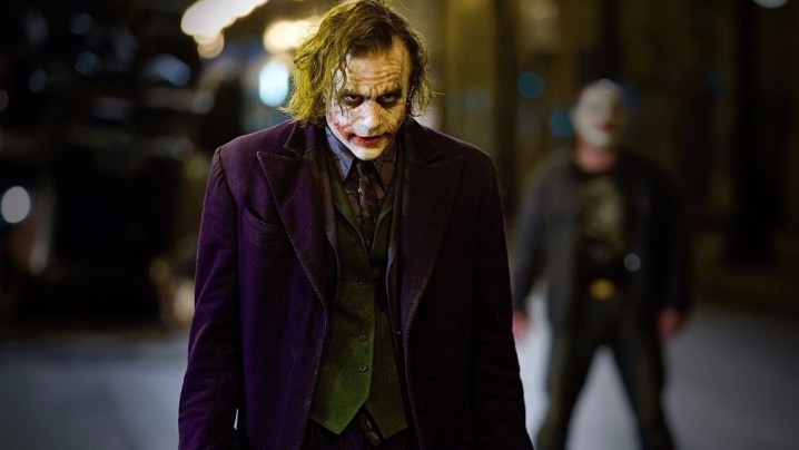 Heath Ledger sebagai Joker di The Dark Knight