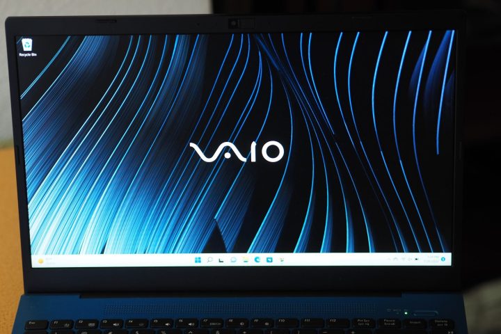 VAIO FE 14.1 front view showing display.