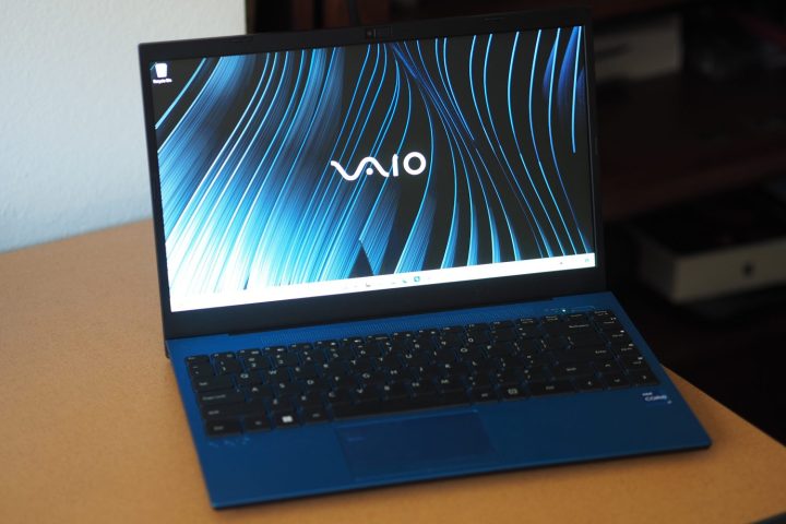 VAIO FE 14.1 front angle view showing display and keyboard deck.