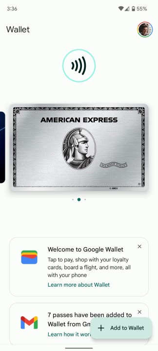 Google Wallet App nuevo lanzamiento android capturas de pantalla 6