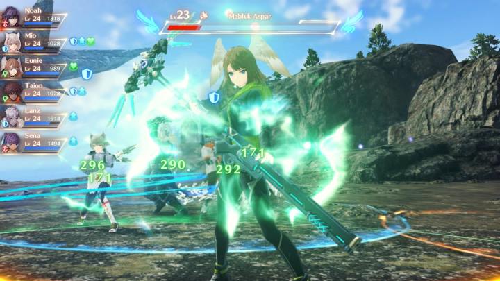 A character gets healed in Xenoblade Chronicles 3.