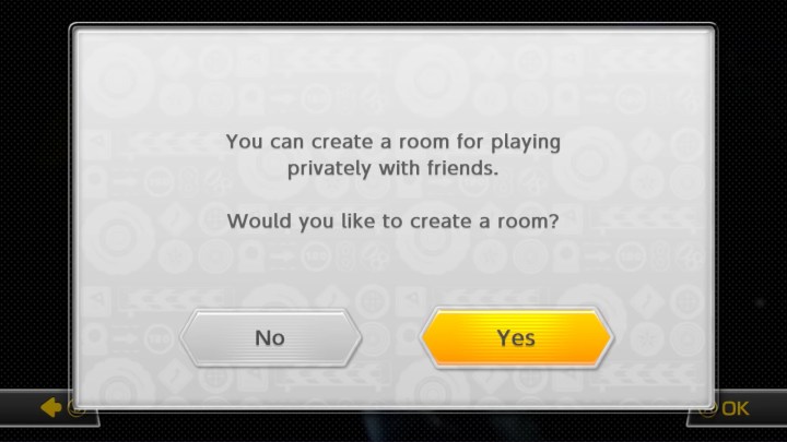 Создание комнаты в Mario Kart 8.