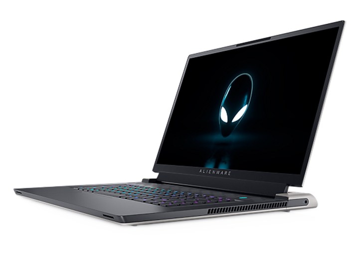The Alienware x17 R1 17-inch gaming laptop against a white background.