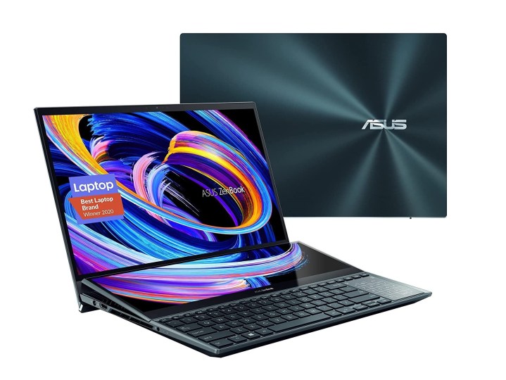 Asus ZenBook Pro Due 15 OLED with RTX 3070 and NVIDIA Studio suite.