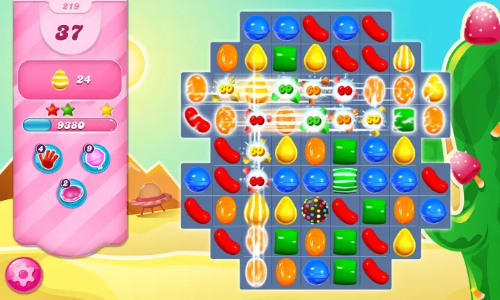 Candy Crush Saga در مرورگر وب یا رایانه لوحی پخش می شود.