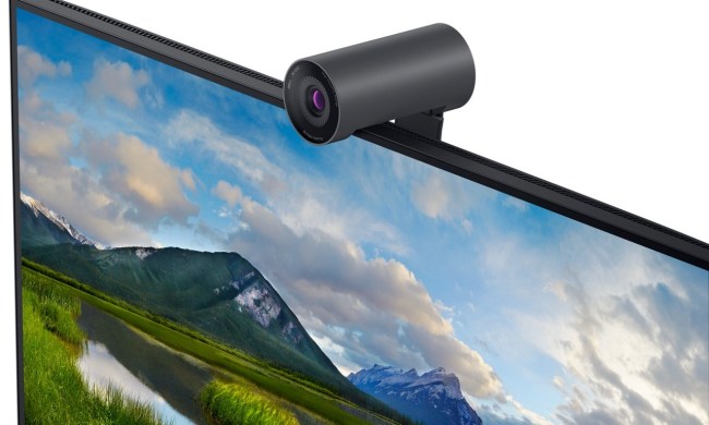 The Dell Webcam Pro can be set to QHD, Full HD, and HD resolution settings.