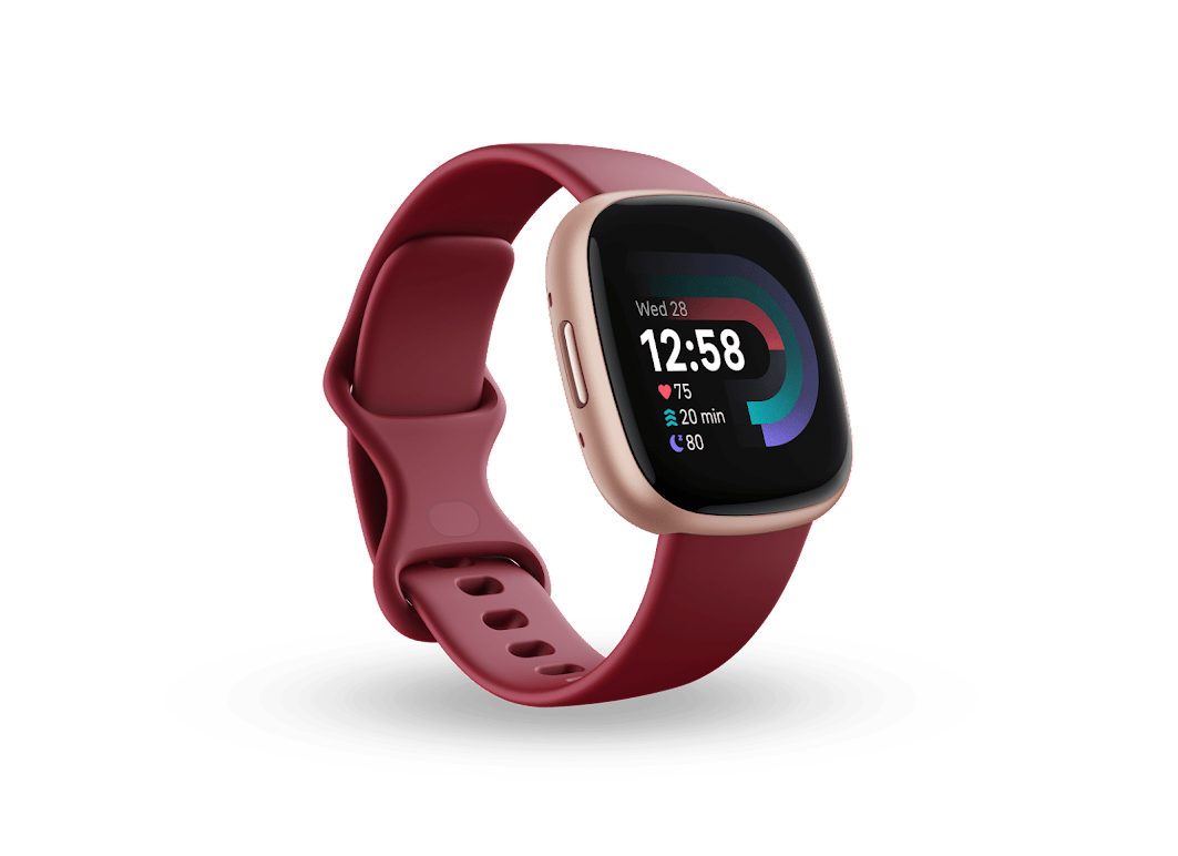 Fitbit Versa 4 ouro rosa