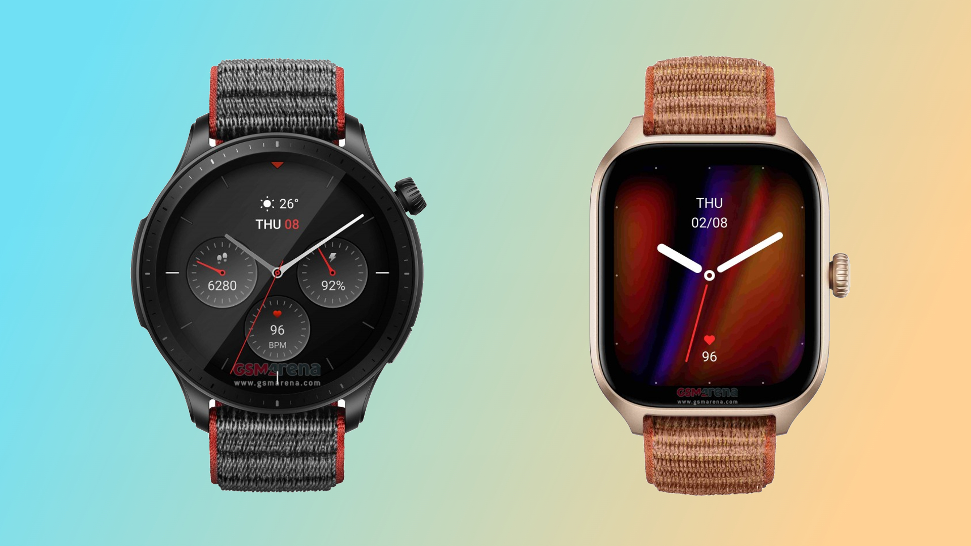 Amazfit GTR 3, GTR 3 Pro, and GTS 3 leak: Renders and specs in tow