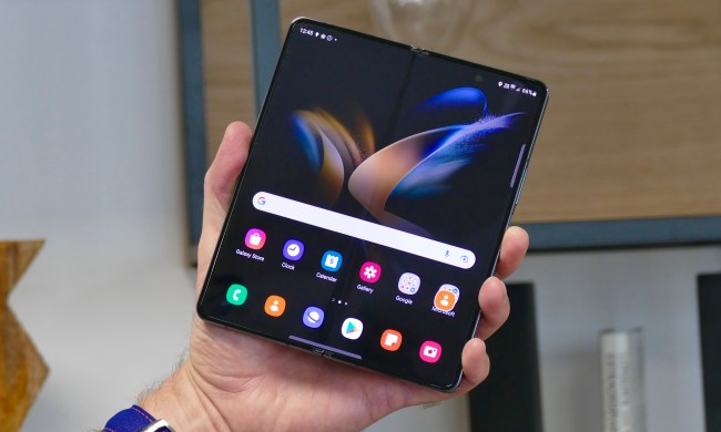 The open screen on the Galaxy Z Fold 4.