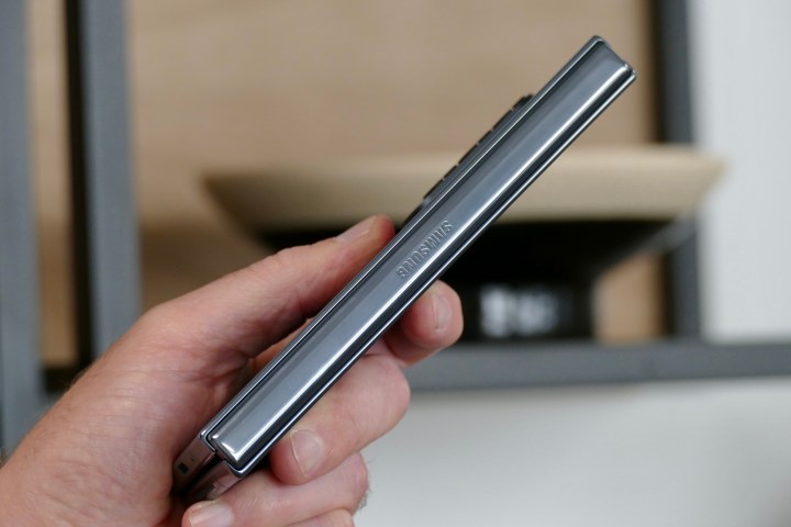The Galaxy Z Fold 4's hinge.