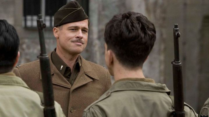Brad Pitt as Lt. Aldo Raine in Inglourious Basterds