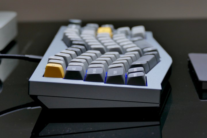 The side of the Keychron Q8.