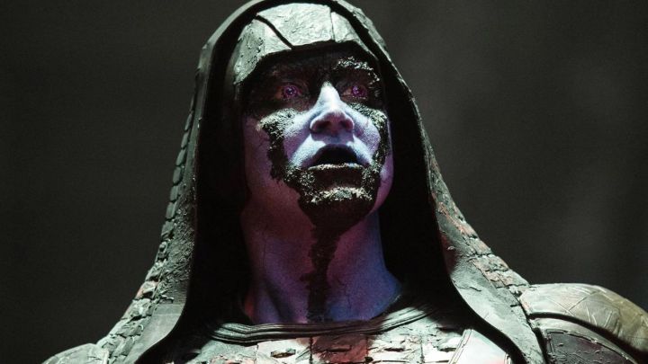 Ronan the Accuser looking up in Guardians of the Galaxy.