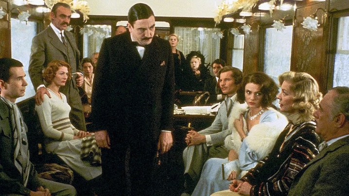 Albert Finney and Sean Connery star in Murder on the Orient Express. 