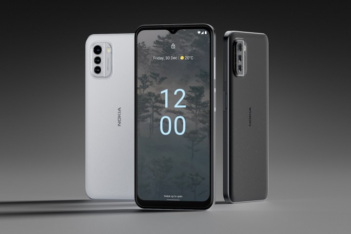 Uma renderização do smartphone Nokia G60.