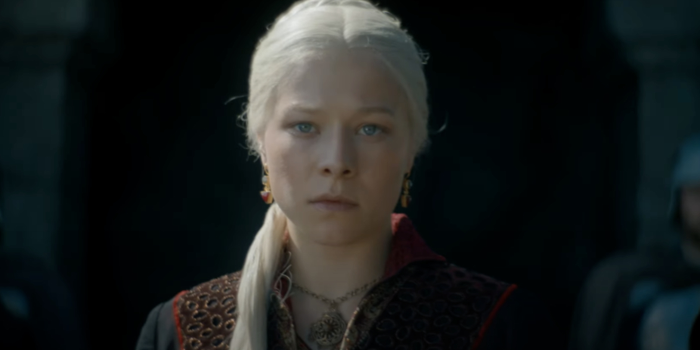 Emma D'Arcy como la princesa Rhaenyra Targaryen.
