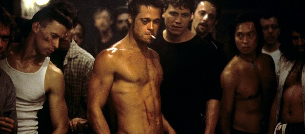 Brad Pitt shirtless in Fight Club