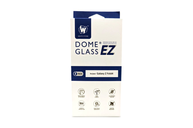 Whitestone Dome 2 Pack EZ Glass Front Screen Protector box.