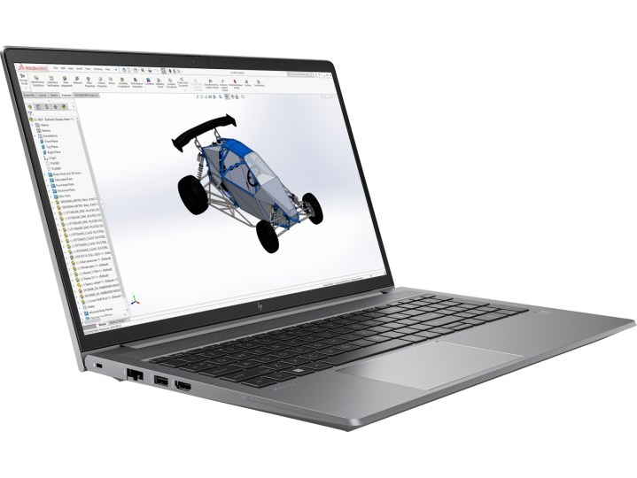 HP ZBook Power laptop on a white background