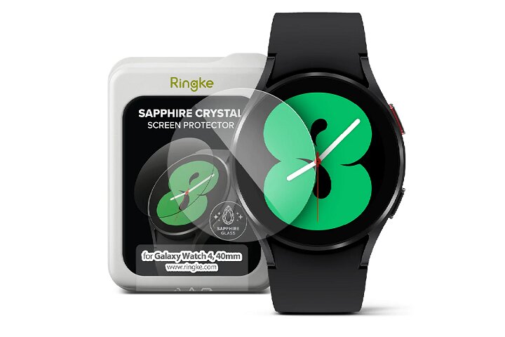 Ringke Sapphire Crystal Glass Screen Protector for Galaxy Watch 5.