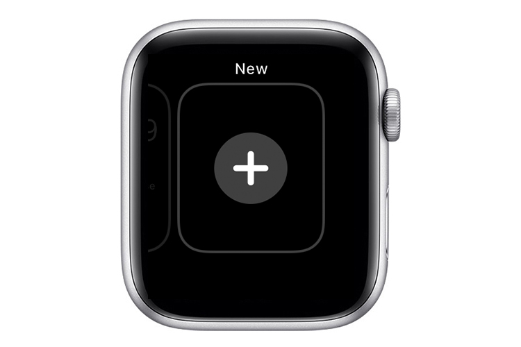 Interfaz de adición de Apple Watch.