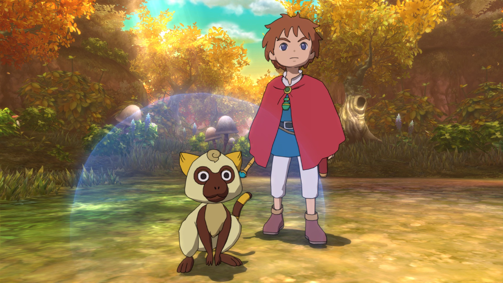 Main character and Familiar from Ni no Kuni: Wrath of the White Witch.