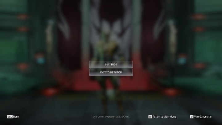 Screenshot, jak povolit NVIDIA reflex v Apex Legends
