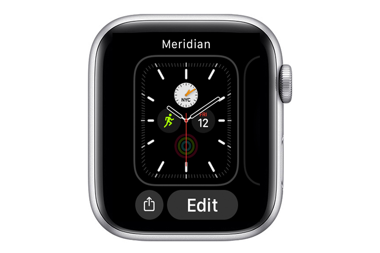 Apple Watch face.