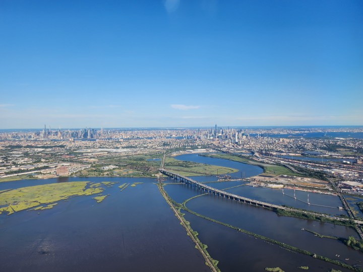 Foto dello skyline di New York City, scattata con il Galaxy Z Flip 4.