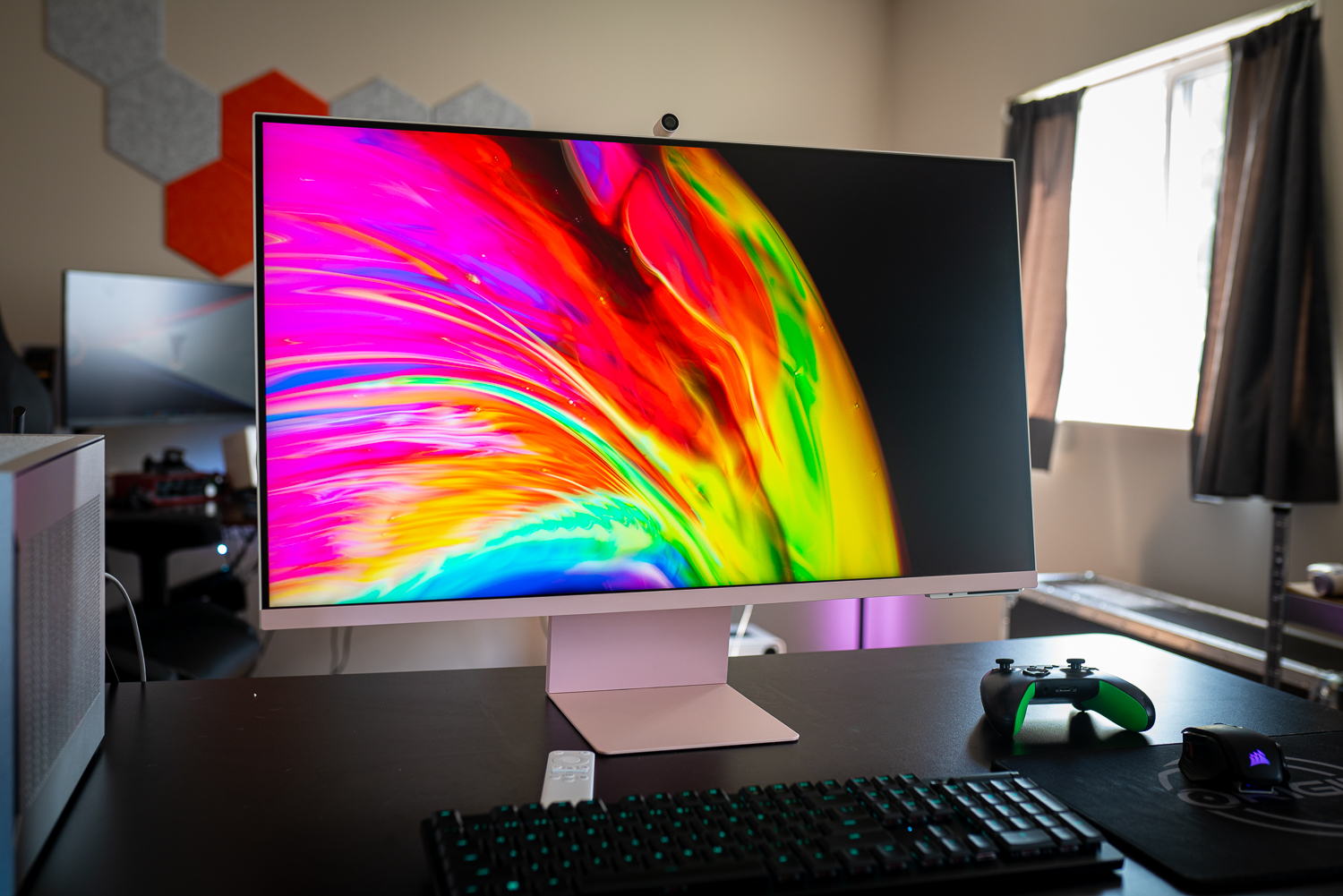 Samsung M8 Monitors Color WFH With Entertainment Options