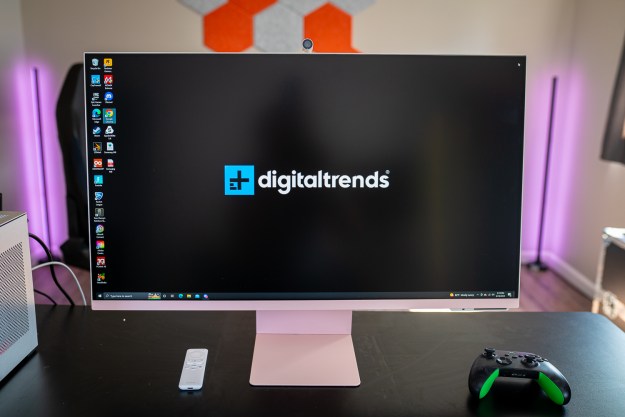 Samsung M8 Smart Monitor with the Digital Trends logo.