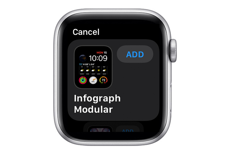 Apple Watch Face add specific face.