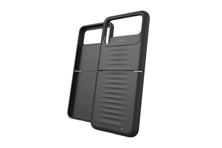 Zagg Gear4 Bridgetown Case in black for the Samsung Galaxy Z Flip 4.