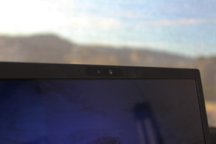 The webcam of the Zenbook Fold 17.