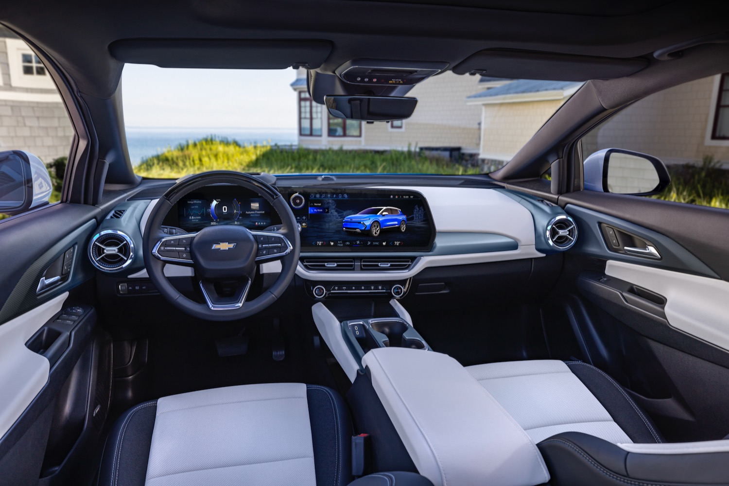 Interior do Chevrolet Equinox EV 2024.
